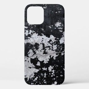 Funda Para iPhone 12 Pintura negra hecha a pedazos