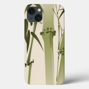 Funda Para iPhone 13 Pintura oriental del estilo, ramas 2 del bambú