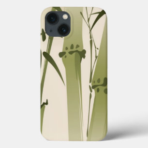Funda Para iPhone 13 Pintura oriental del estilo, ramas 2 del bambú
