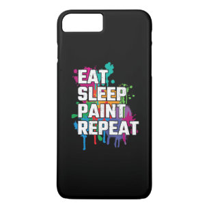 Funda Para iPhone 8 Plus/7 Plus Pintura Pintar el sueño repetir pintura divertid