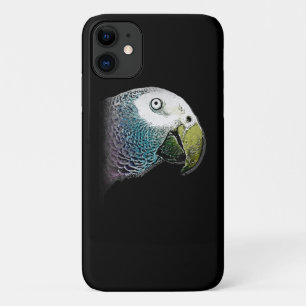 Funda Para iPhone 11 Pintura Pintura de cabeza de loro
