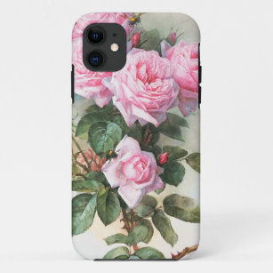 Funda Para iPhone 11 Pintura rosada de los rosas del vintage