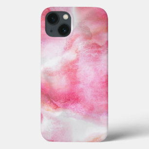Funda Para iPhone 13 pintura vanguardista roja de la mano del fondo del