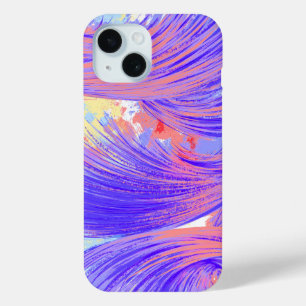 Funda Para iPhone 15 Pintura y plumas