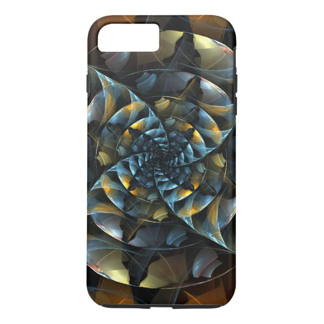 Funda De Case-Mate Para iPhone PinWheel Resumen Arte duro (Reverso)