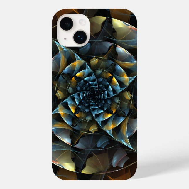Funda De Case-Mate Para iPhone PinWheeler Abstract Art (Reverso )