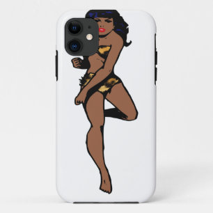Funda Para iPhone 11 pinza africana de leopard print
