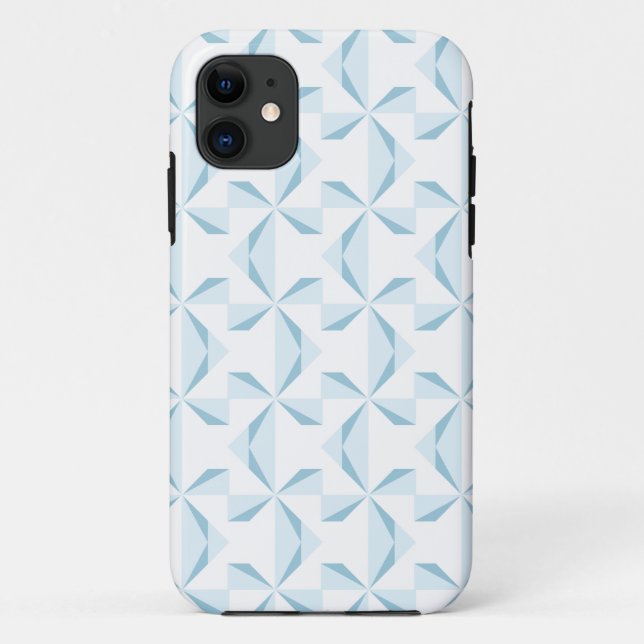 Funda De Case-Mate Para iPhone Pinzas azules de cielo (Reverso)