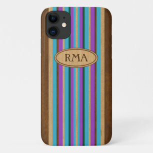 Funda Para iPhone 11 Pipeline Surfboard Hawaiian Monograma Stried