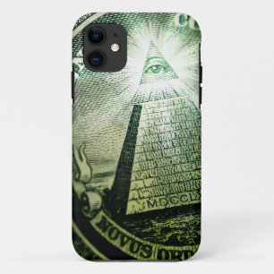 Funda Para iPhone 11 Pirámide de dinero "Ojo de la Providencia"