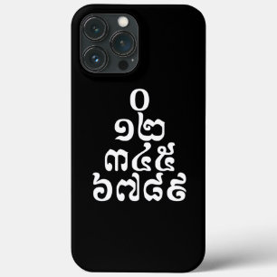 Funda Para iPhone 13 Pro Max Pirámide de números camboyanos - 0 12 345 6789 Jem