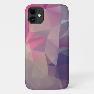 Funda Para iPhone 11 Pirámide Púrpura Rosa Abstrato Diseño de Arte