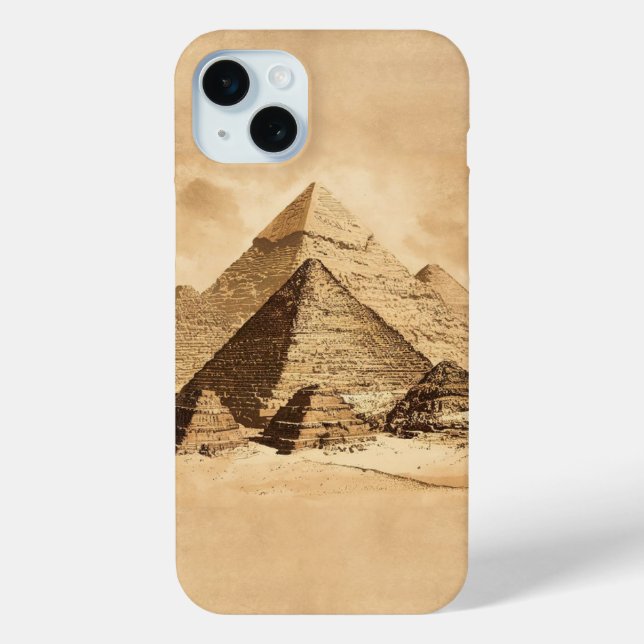 Funda De Case-Mate Para iPhone Pirámides de Egipto (Reverso )