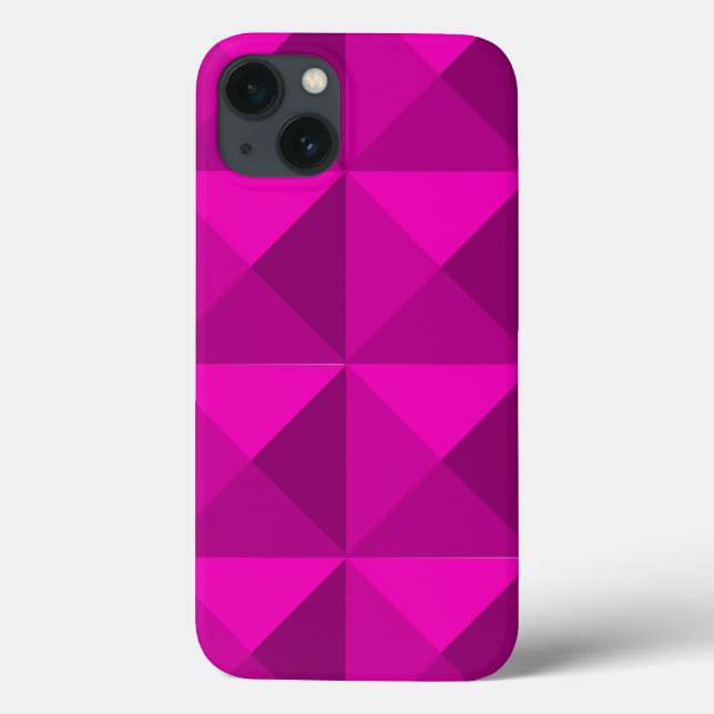 Funda De Case-Mate Para iPhone Pirámides de Magenta (Reverso)