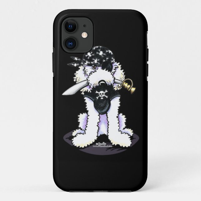 Funda De Case-Mate Para iPhone Pirata de los perros (Reverso)