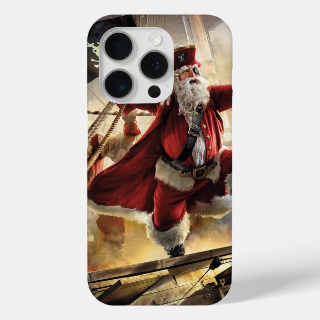 Funda De Case-Mate Para iPhone Pirata Santa (Reverso )