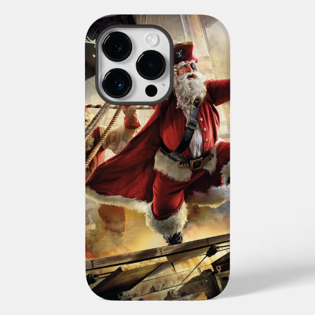 Funda De Case-Mate Para iPhone Pirata Santa (Reverso )