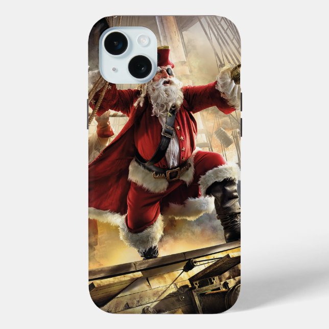 Funda De Case-Mate Para iPhone Pirata Santa (Reverso )