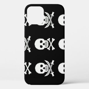 Funda Para iPhone 12 Pirata Skulls Crossbone Seless Pattern
