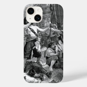 Funda Para iPhone 14 De Case-Mate Piratas de la época peleando y bebiendo en el barc