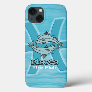 Funda Para iPhone 13 Pisces El letrero del agua del pez caso ipad