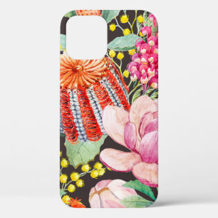 Funda Para iPhone 12 Piscina tropical australiana acuarela Banco