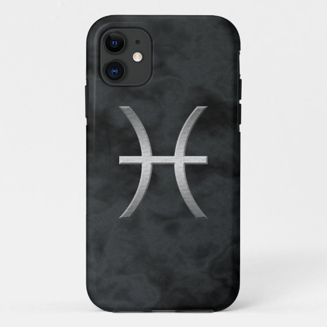 Funda De Case-Mate Para iPhone piscis plata - humo (Reverso)