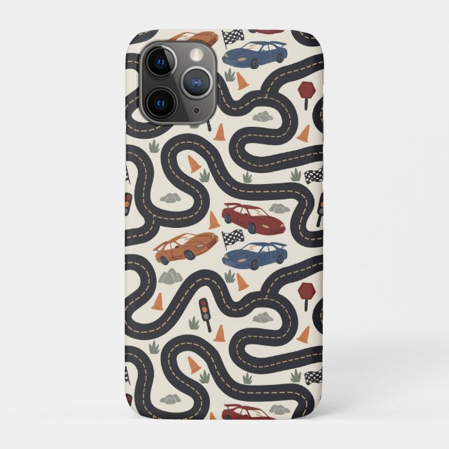 Funda De Case-Mate Para iPhone Pista de Carreras (Reverso)