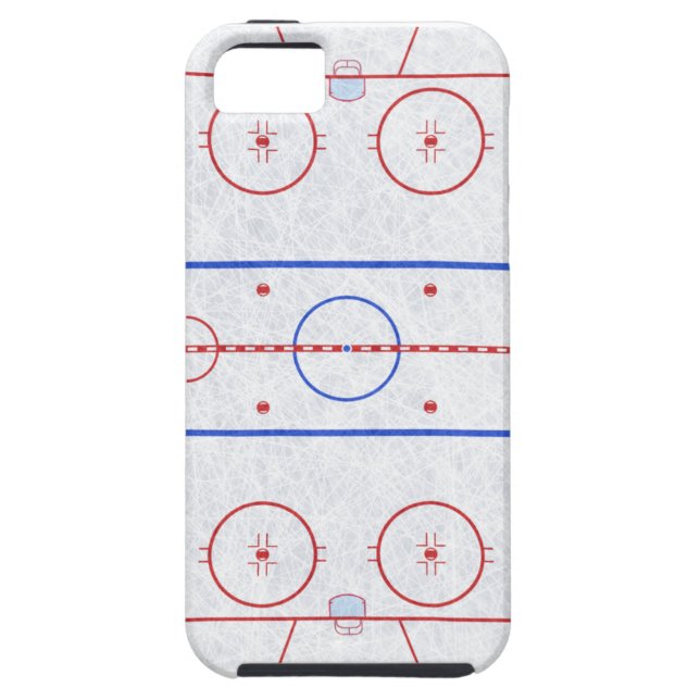 Funda De Case-Mate Para iPhone Pista de hockey sobre hielo (Atrás)