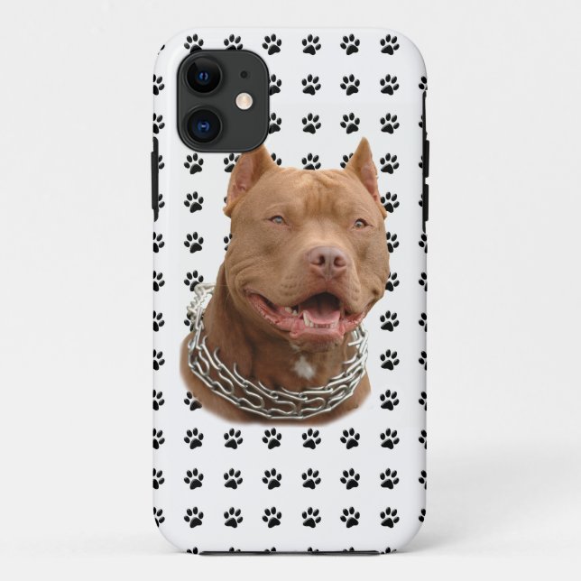 Funda De Case-Mate Para iPhone Pistas de Pitbull (Reverso)