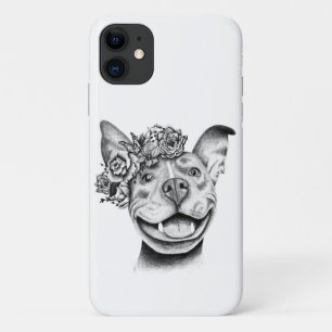 Funda Para iPhone 11 Pitbull florido
