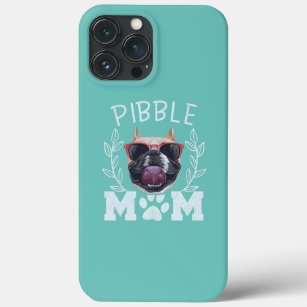 Funda Para iPhone 13 Pro Max Pitbull Pibble Mom Cute Perro Lover 