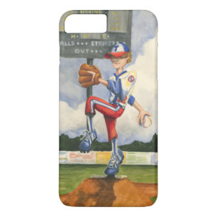 Funda Para iPhone 8 Plus/7 Plus Pitcher de béisbol en Mound por Jay Throckmorton