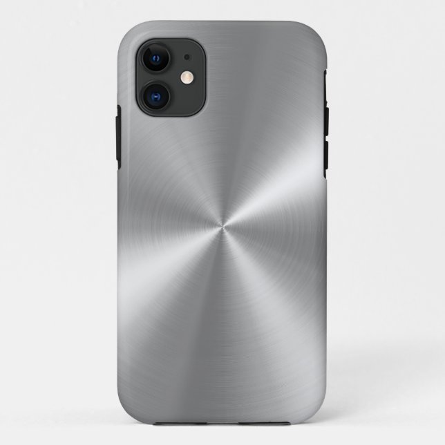 Funda De Case-Mate Para iPhone PixDezines aluminio machacado (Reverso)