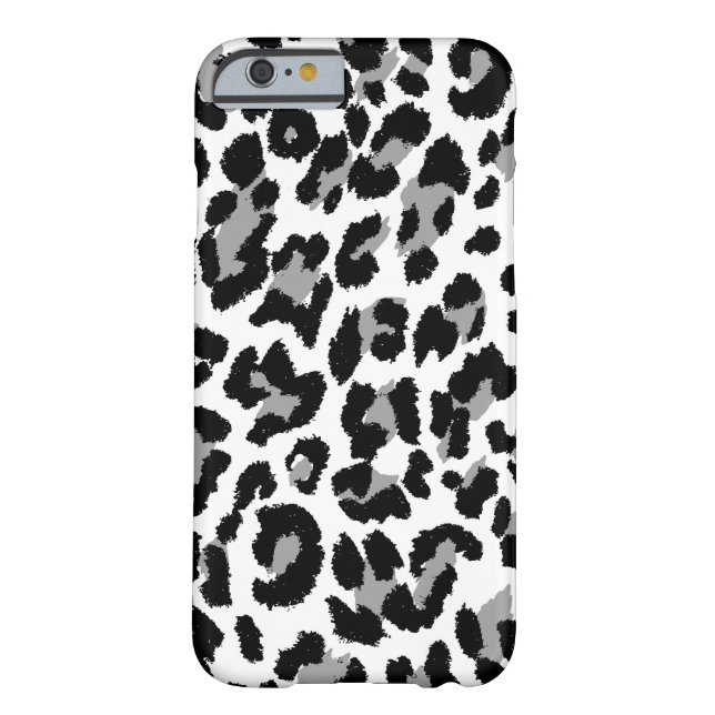 Funda De Case-Mate Para iPhone PixDezines leopardo impreso (Reverso)