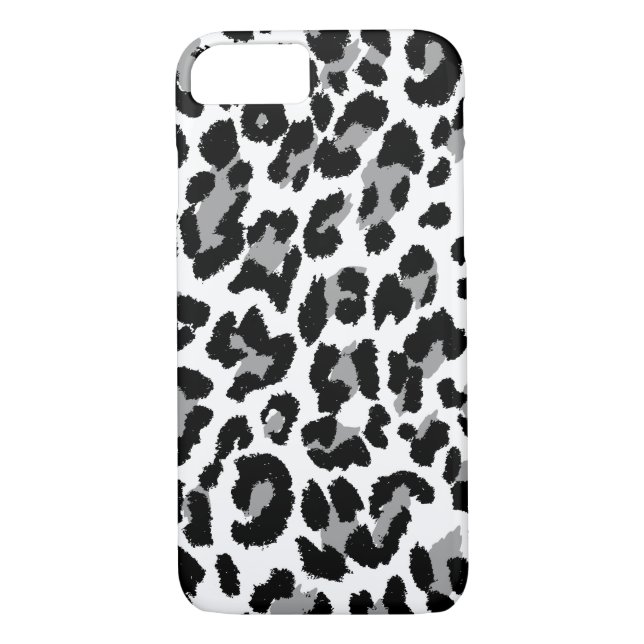 Funda De Case-Mate Para iPhone PixDezines leopardo impreso (Reverso)