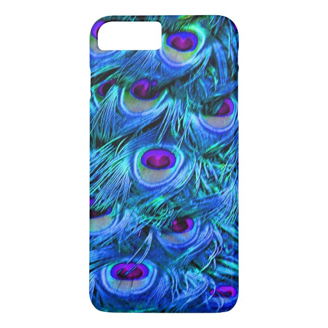 Funda De Case-Mate Para iPhone PixDezines Psychedelic Peacock (Reverso)