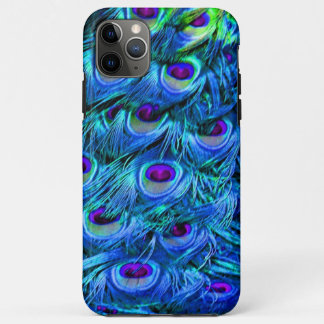 Funda Para iPhone 11 Pro Max PixDezines Psychedelic Peacock Funda-Mate iPhone C