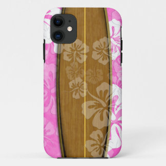 Funda Para iPhone 11 PixDezines surf board+hibiscus/diy fondo