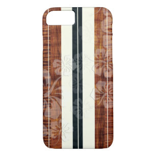 Funda Para iPhone 8/7 PixDezines Surf Board/Hibiscus/Faux Koa