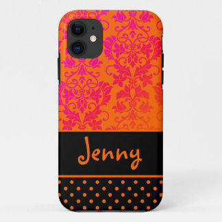 title_seo2 PixDezines Tanza Damask/OJ+Rosa+Color negro/DIY