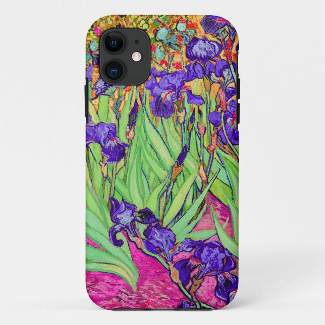 Funda De Case-Mate Para iPhone PixDezines van gogh iris/st. remo (Reverso)