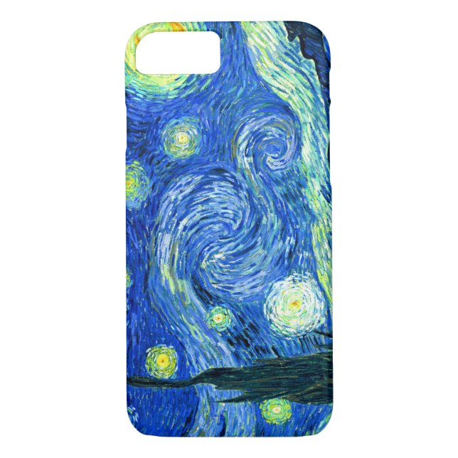 Funda De Case-Mate Para iPhone PixDezines Van Gogh Starry Night/St Remy (Reverso)
