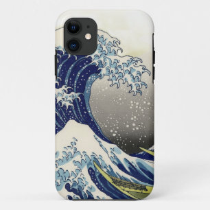 Funda Para iPhone 11 PixDezines Vintage, Gran Ola, Hokusai 葛飾北斎の神奈川沖浪