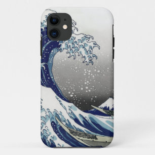Funda Para iPhone 11 PixDezines Vintage, Gran Ola, Hokusai 葛飾北斎の神奈川沖浪