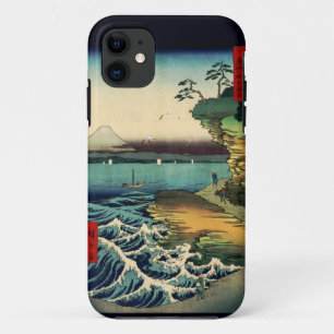 Funda Para iPhone 11 PixDezines Vintage, Mt. Fuji 房州保田ノ海岸