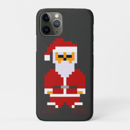 Funda Para iPhone 11 Pro Pixel Pose Santa Claus