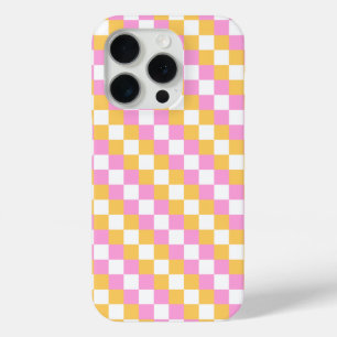 Funda Para iPhone 15 Pro Pizarra rosa y dorada