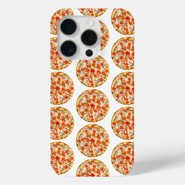 Funda De Case-Mate Para iPhone Pizza (Reverso )