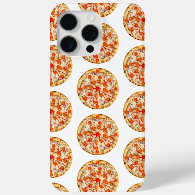 Funda De Case-Mate Para iPhone Pizza (Reverso )